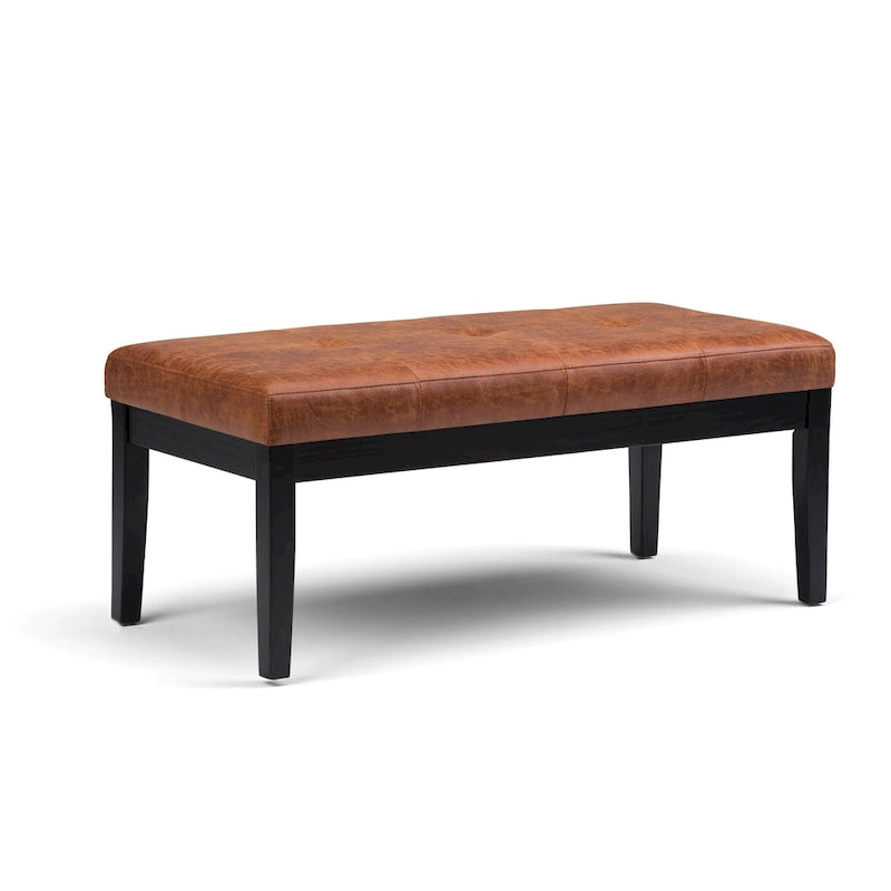Banc ottoman rectangulaire contemporain WYNDENHALL Abbey de 43 po de large