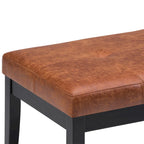 Banc ottoman rectangulaire contemporain WYNDENHALL Abbey de 43 po de large