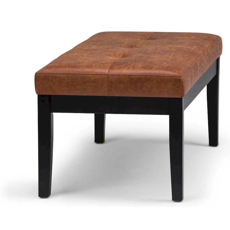 Banc ottoman rectangulaire contemporain WYNDENHALL Abbey de 43 po de large