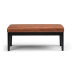 Banc ottoman rectangulaire contemporain WYNDENHALL Abbey de 43 po de large