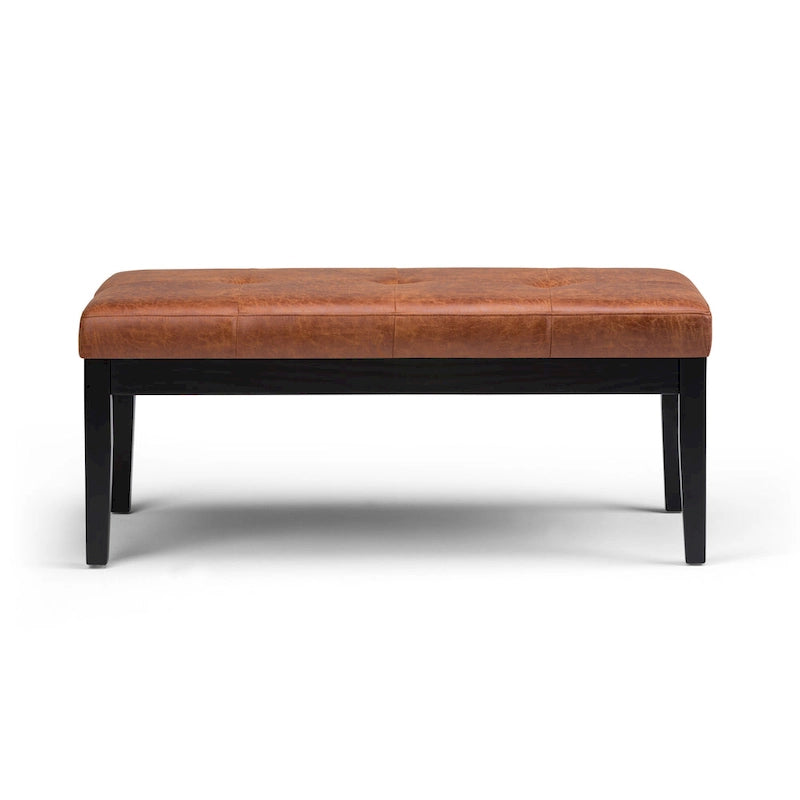 Banc ottoman rectangulaire contemporain WYNDENHALL Abbey de 43 po de large