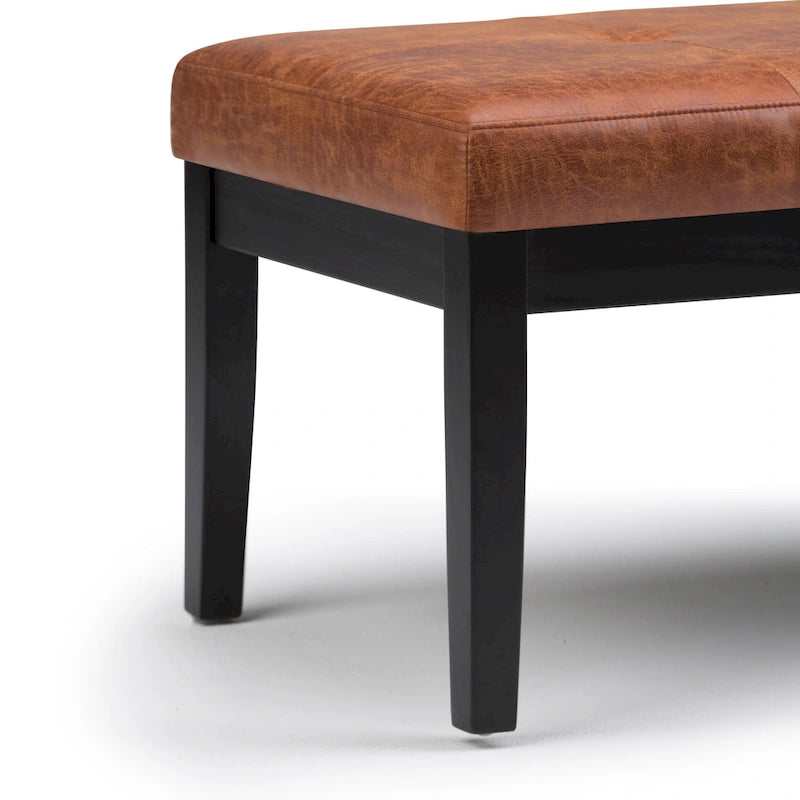 Banc ottoman rectangulaire contemporain WYNDENHALL Abbey de 43 po de large