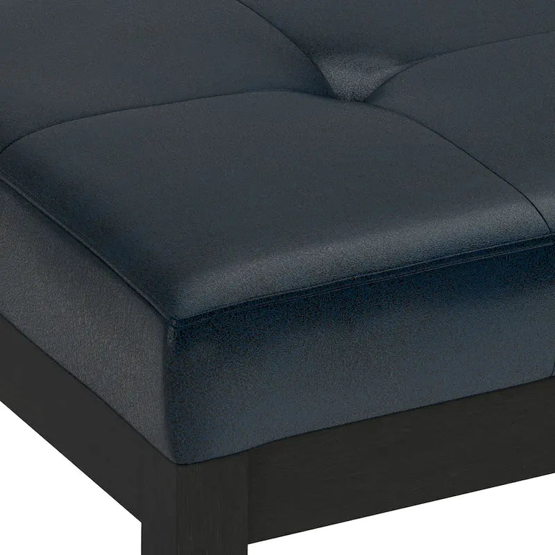 Banc ottoman rectangulaire contemporain WYNDENHALL Abbey de 43 po de large