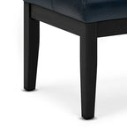 Banc ottoman rectangulaire contemporain WYNDENHALL Abbey de 43 po de large
