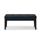 Banc ottoman rectangulaire contemporain WYNDENHALL Abbey de 43 po de large