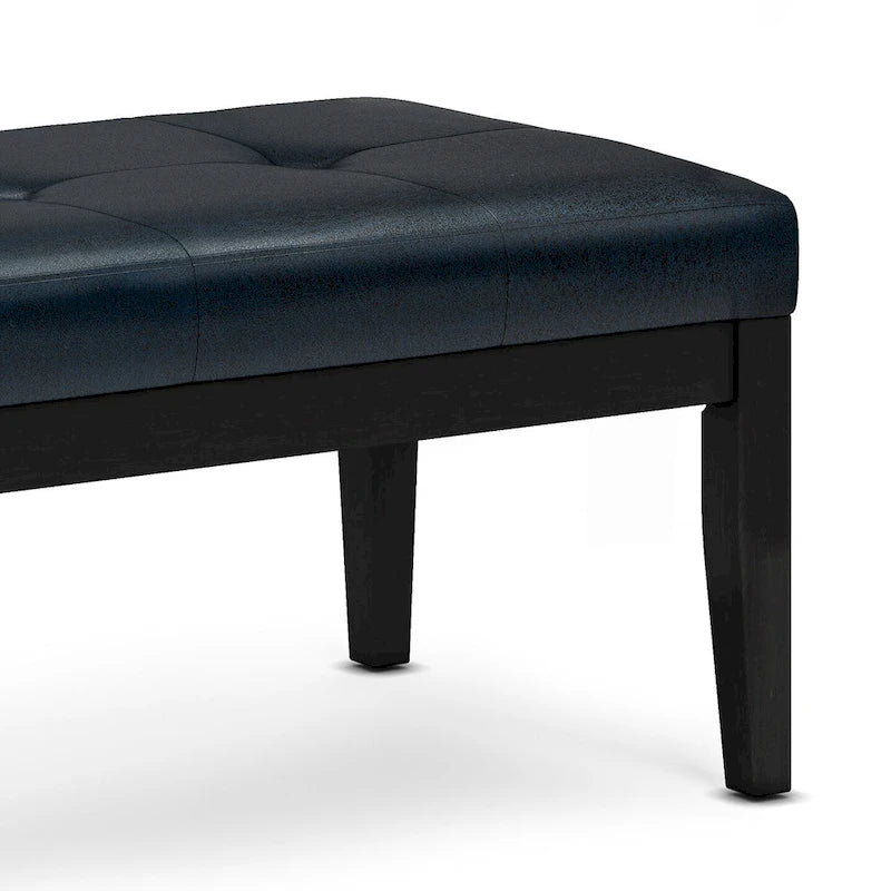Banc ottoman rectangulaire contemporain WYNDENHALL Abbey de 43 po de large