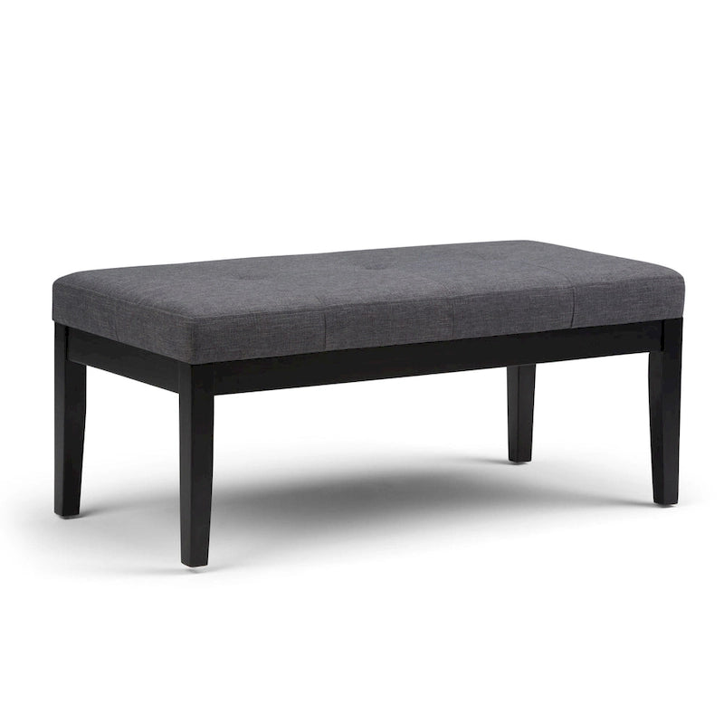 Banc ottoman rectangulaire contemporain WYNDENHALL Abbey de 43 po de large