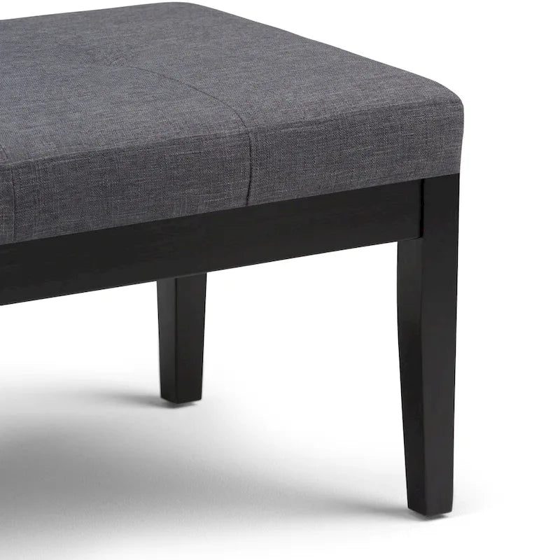 Banc ottoman rectangulaire contemporain WYNDENHALL Abbey de 43 po de large