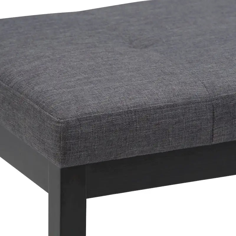 Banc ottoman rectangulaire contemporain WYNDENHALL Abbey de 43 po de large