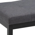 Banc ottoman rectangulaire contemporain WYNDENHALL Abbey de 43 po de large