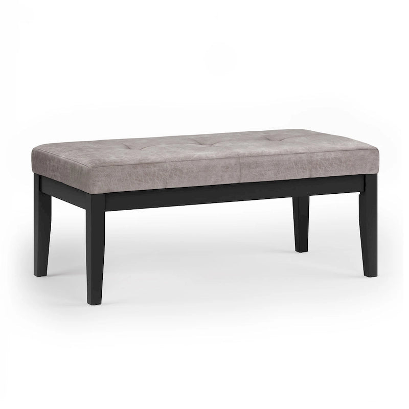 Banc ottoman rectangulaire contemporain WYNDENHALL Abbey de 43 po de large
