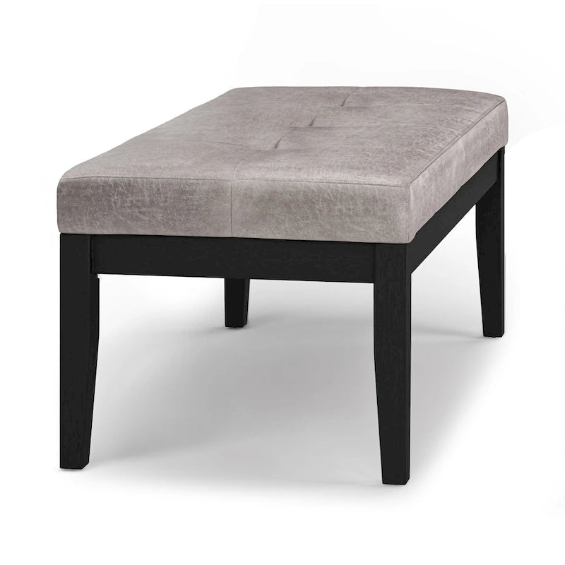 Banc ottoman rectangulaire contemporain WYNDENHALL Abbey de 43 po de large