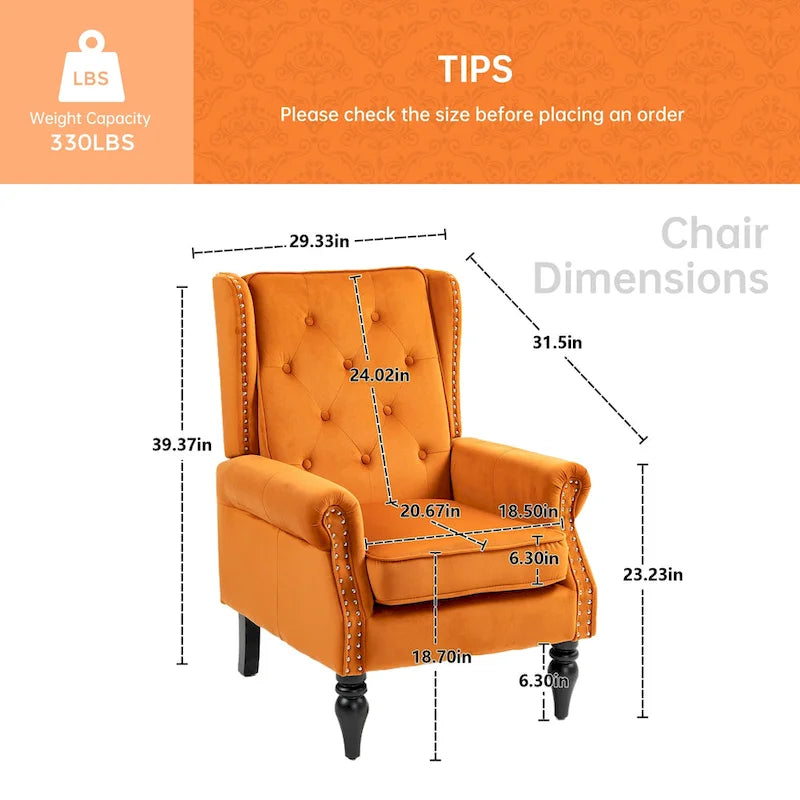 Fauteuil en velours/cuir touffeté à ossature bois de style Mid-Century