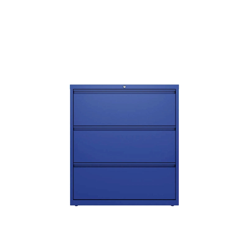 Hirsh, 3 tiroirs, largeur 36 po, série HL8000, bleu classique