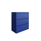 Hirsh, 3 tiroirs, largeur 36 po, série HL8000, bleu classique