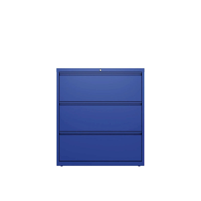 Hirsh, 3 tiroirs, largeur 36 po, série HL8000, bleu classique