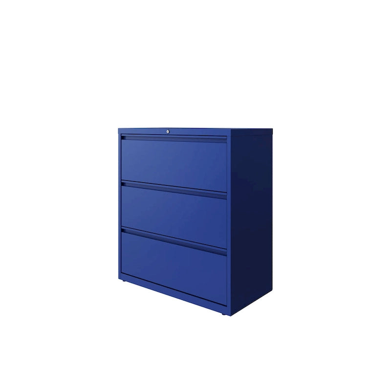 Hirsh, 3 tiroirs, largeur 36 po, série HL8000, bleu classique