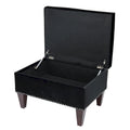 Banc de rangement Brooklyn rembourré de style transitoire