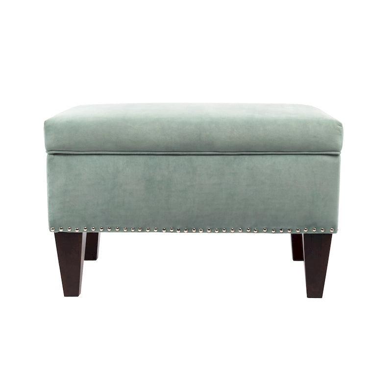 Banc de rangement Brooklyn rembourré de style transitoire