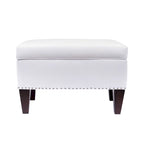 Banc de rangement Brooklyn rembourré de style transitoire