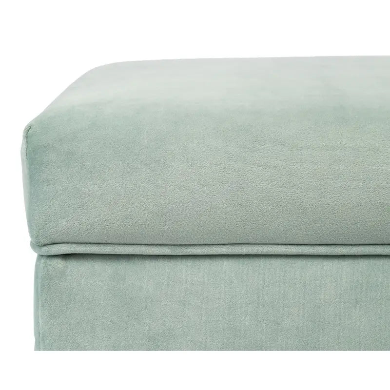 Banc de rangement Brooklyn rembourré de style transitoire