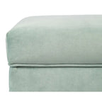 Banc de rangement Brooklyn rembourré de style transitoire
