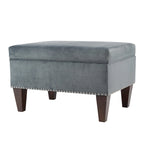 Banc de rangement Brooklyn rembourré de style transitoire