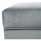 Banc de rangement Brooklyn rembourré de style transitoire