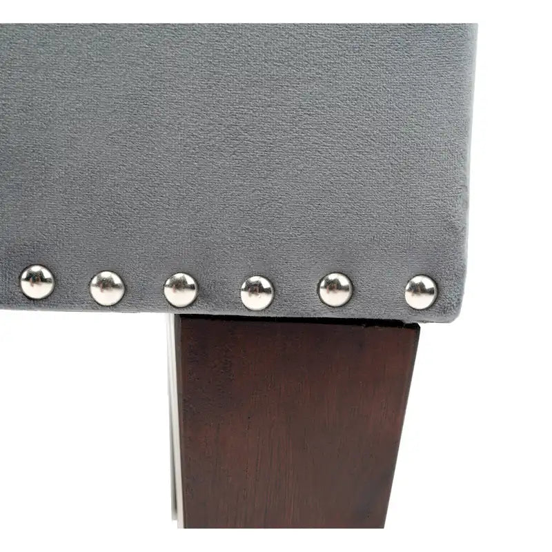 Banc de rangement Brooklyn rembourré de style transitoire