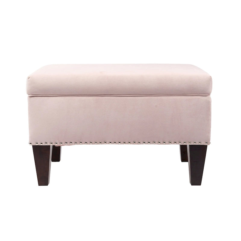 Banc de rangement Brooklyn rembourré de style transitoire