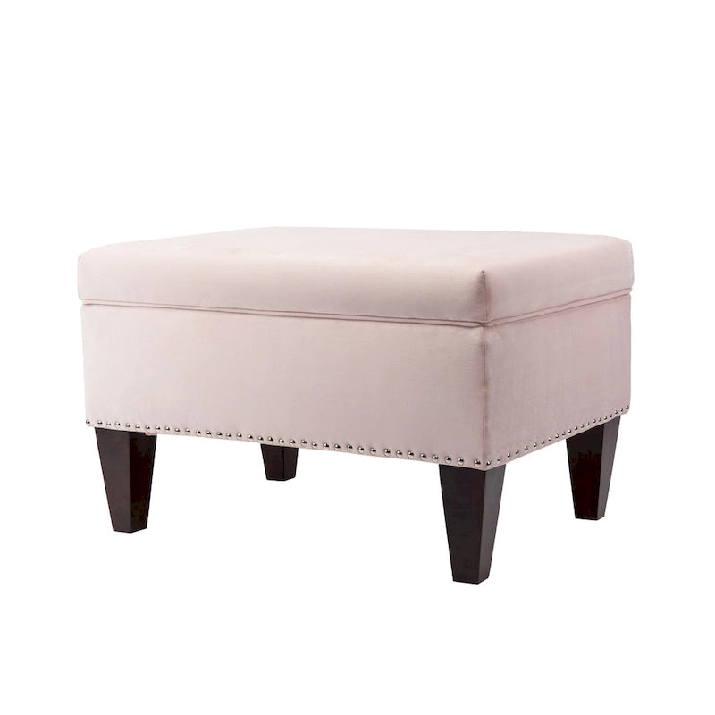 Banc de rangement Brooklyn rembourré de style transitoire