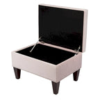Banc de rangement Brooklyn rembourré de style transitoire