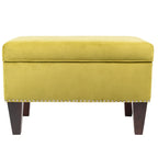 Banc de rangement Brooklyn rembourré de style transitoire