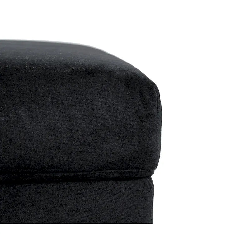 Banc de rangement Brooklyn rembourré de style transitoire