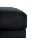 Banc de rangement Brooklyn rembourré de style transitoire