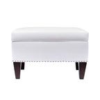 Banc de rangement Brooklyn rembourré de style transitoire