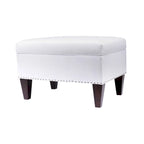 Banc de rangement Brooklyn rembourré de style transitoire