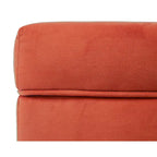 Banc de rangement Brooklyn rembourré de style transitoire