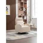 Fauteuil à bascule pivotant et inclinable rembourré