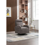 Fauteuil à bascule pivotant et inclinable rembourré