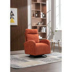 Fauteuil à bascule pivotant et inclinable rembourré