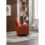 Fauteuil à bascule pivotant et inclinable rembourré