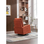Fauteuil à bascule pivotant et inclinable rembourré