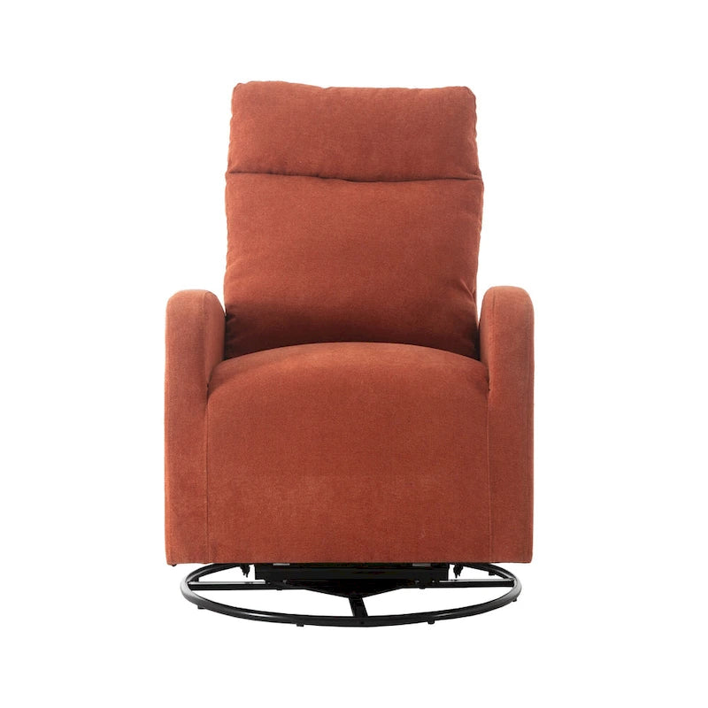 Fauteuil à bascule pivotant et inclinable rembourré