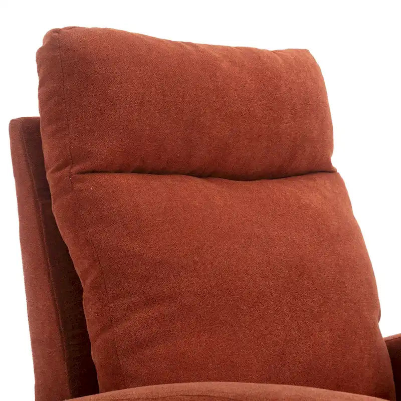 Fauteuil à bascule pivotant et inclinable rembourré