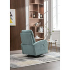 Fauteuil à bascule pivotant et inclinable rembourré