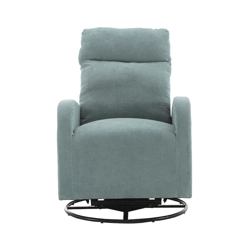 Fauteuil à bascule pivotant et inclinable rembourré