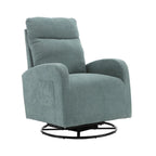 Fauteuil à bascule pivotant et inclinable rembourré