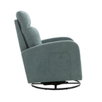 Fauteuil à bascule pivotant et inclinable rembourré