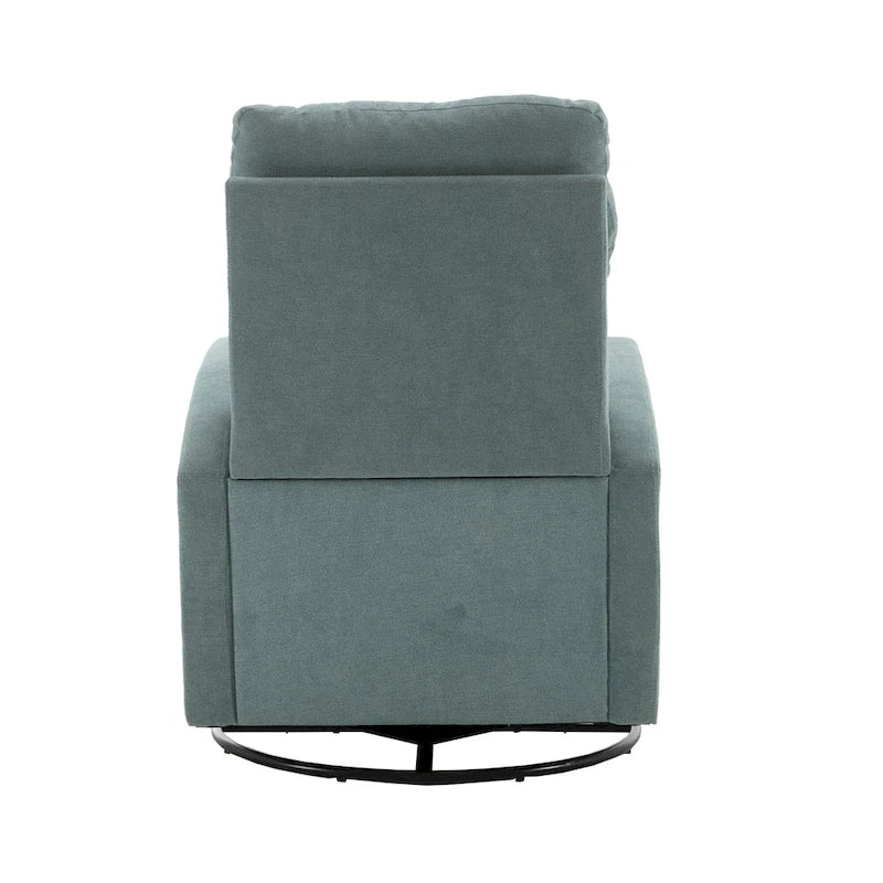 Fauteuil à bascule pivotant et inclinable rembourré